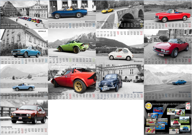 Kalender 2012 Übersicht