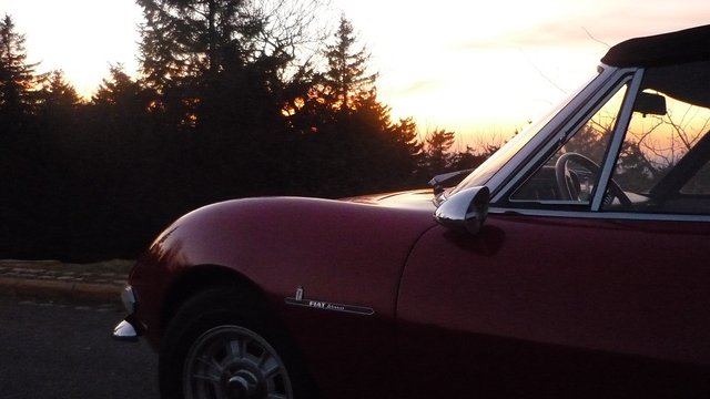 Sonnenuntergang auf dem Feldberg (Taunus)