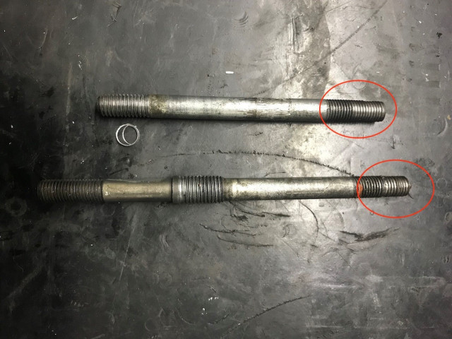 Misshandelte Schrauben M8 Schraube auf M8 Feingewinde.jpg