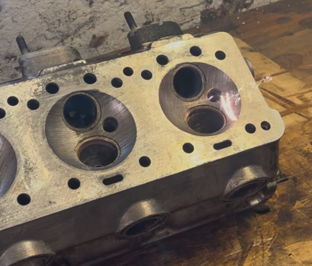 Während der Laserreinigung